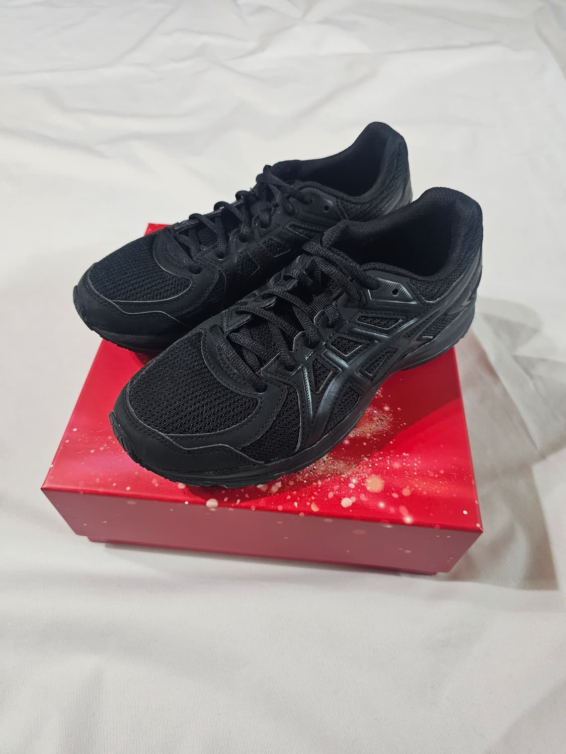 [240] 아식스 조그 100 2 블랙 jog tjg138 상품이미지1