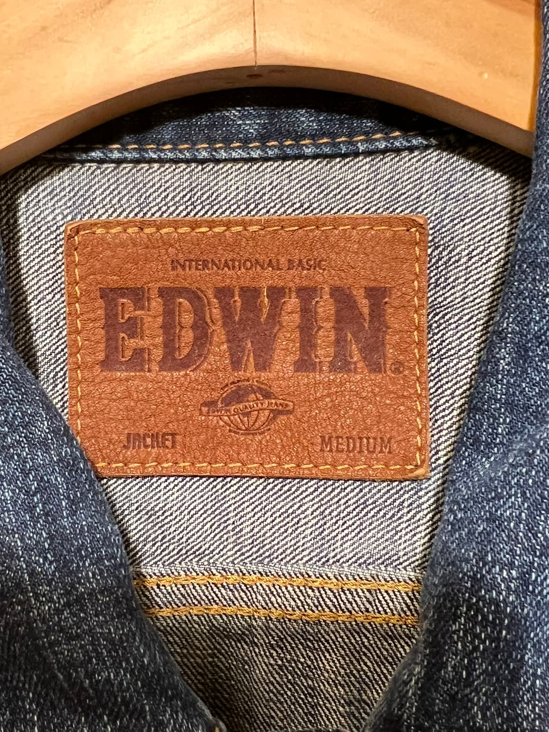 00s [M] 에드윈 인터내셔널 베이직 트러커 데님 자켓 상품이미지6