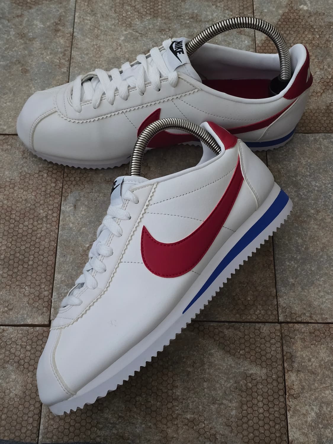 (265)나이키 클래식 코르테즈 레더 흰빨파 상품이미지3