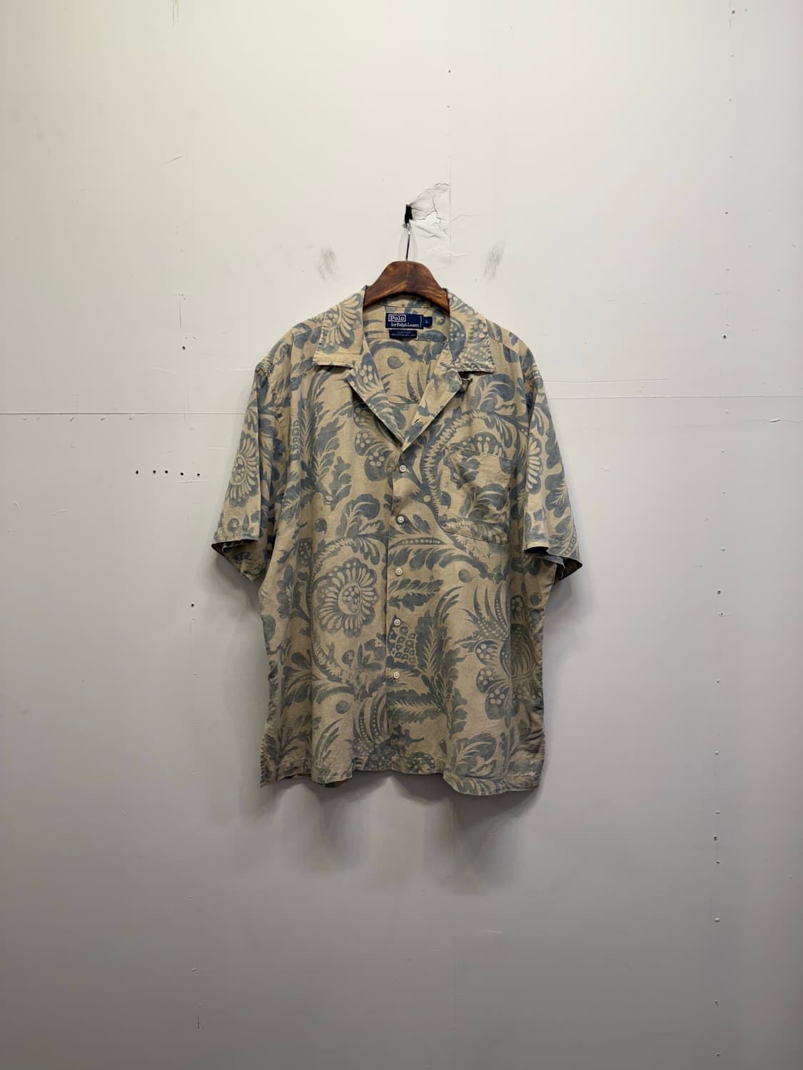 Polo Ralph Lauren 린넨 반팔 하와이안 셔츠 상품이미지3