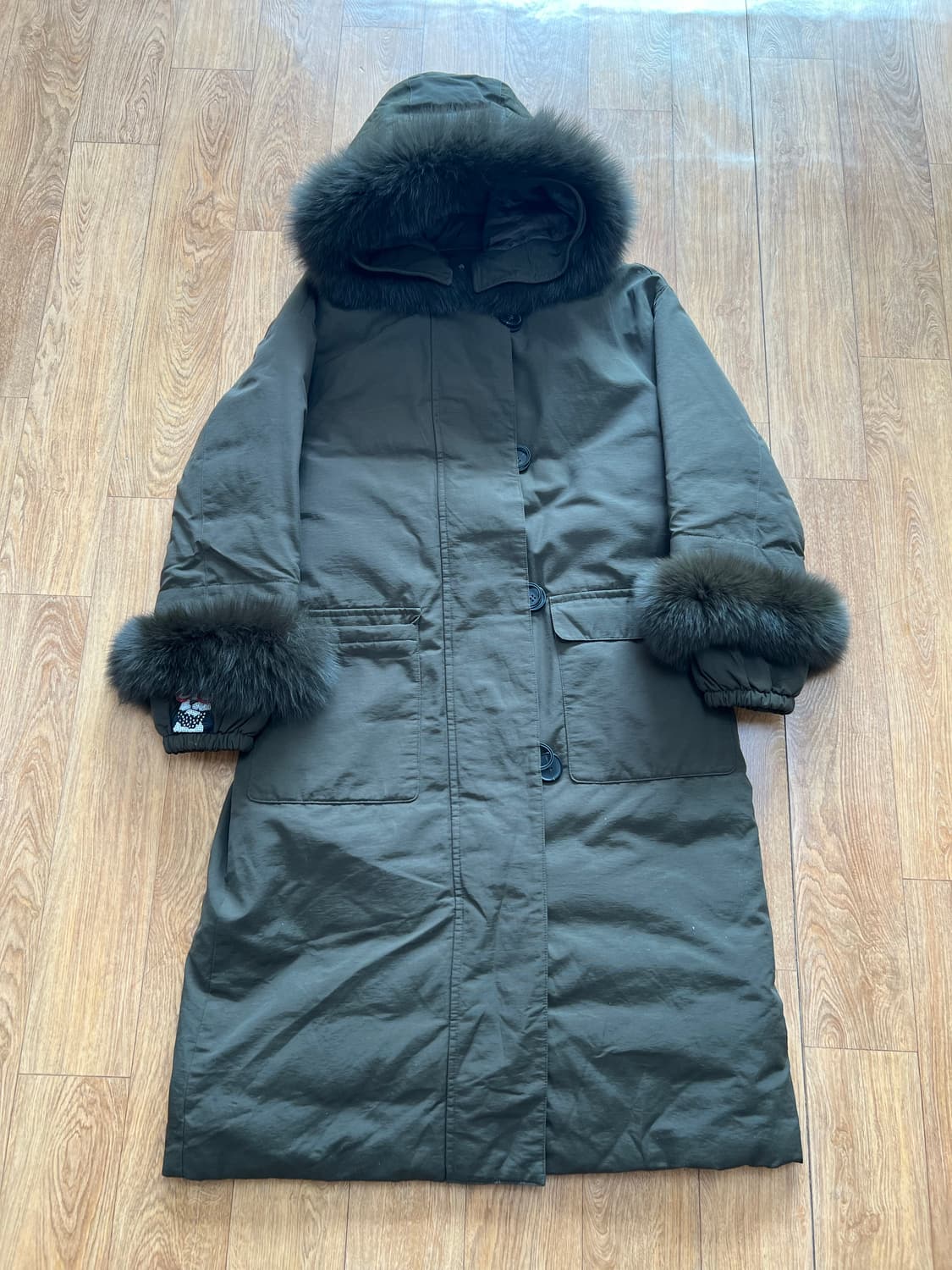 S MaxMara 폭스퍼 패딩코트 상품이미지1