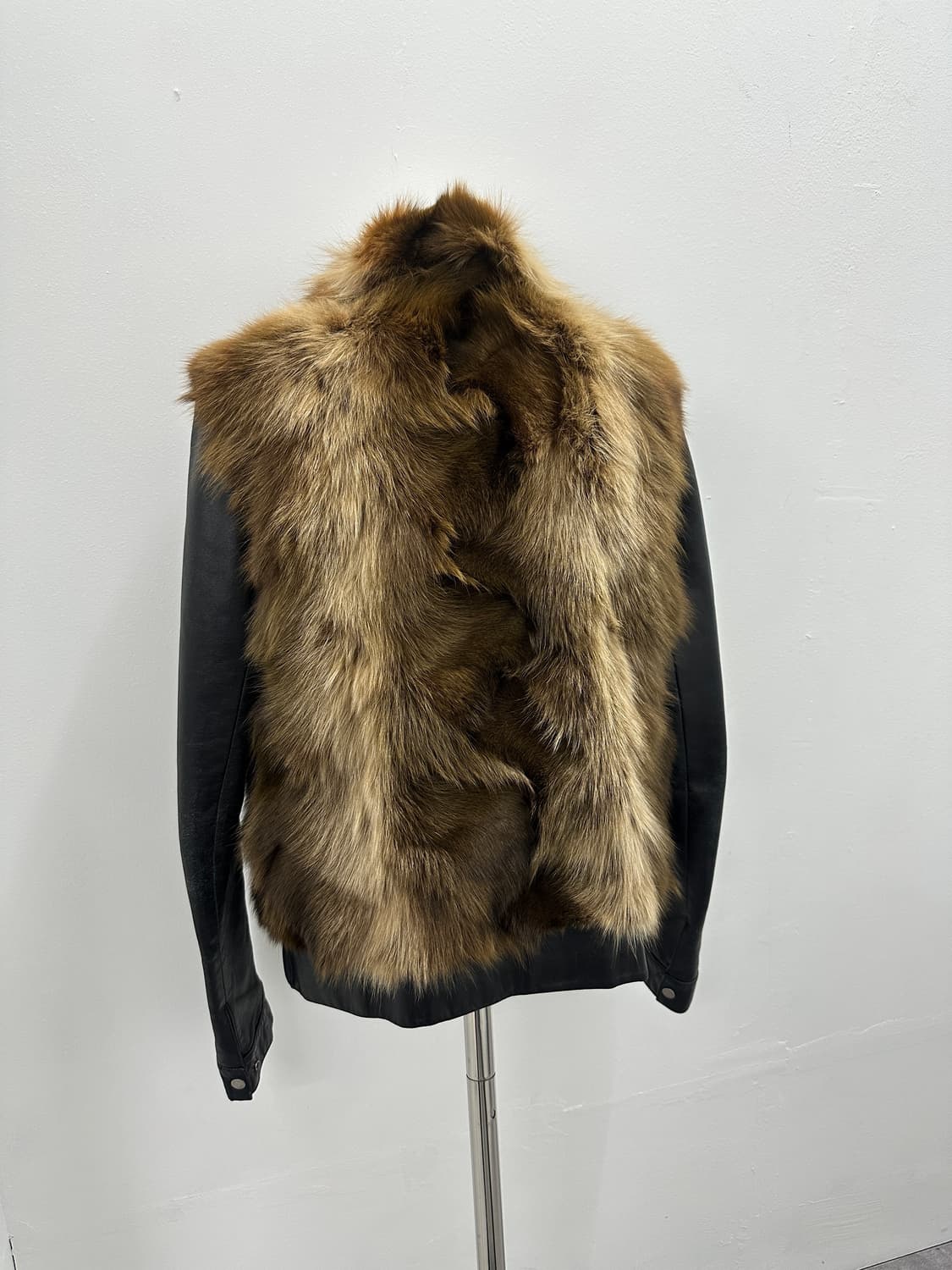 RABOEM lambs leather fox fur jacket 상품이미지10