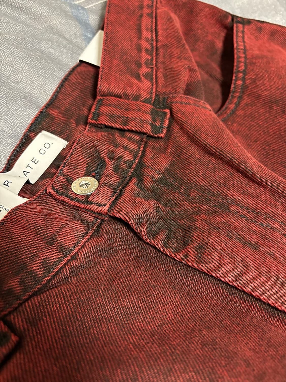 폴라 스케이트 빅보이 팬츠 레드 블랙 L 상품이미지2