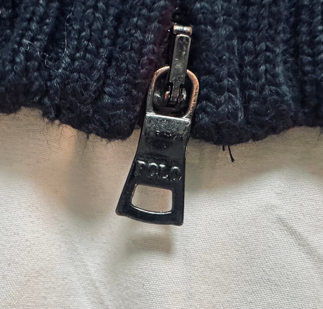 Polo 폴로 빅포니 투웨이 니트 집업 상품이미지3