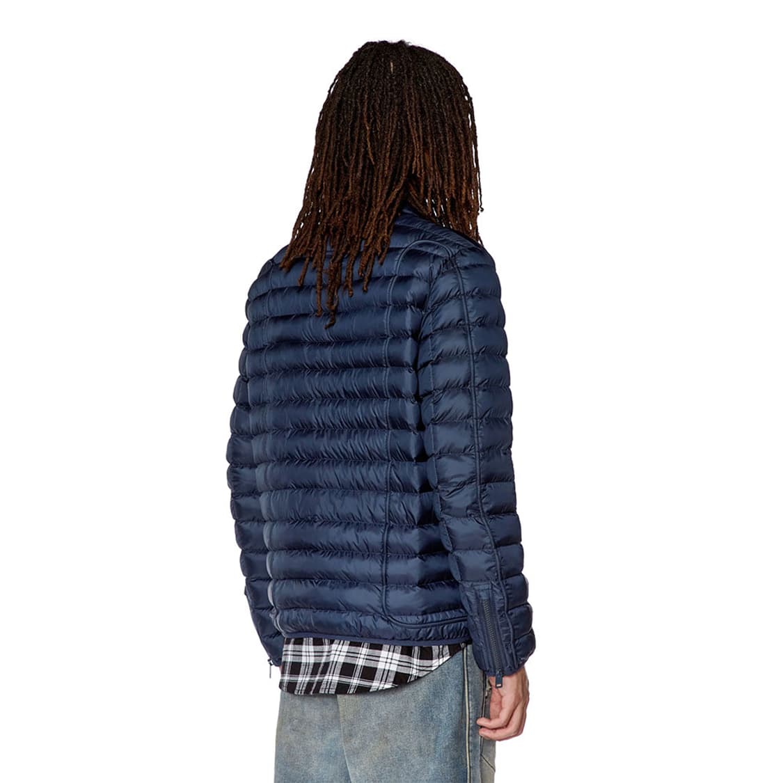 [46, 52, 54] 디젤 호킬 패딩 블루 상품이미지3