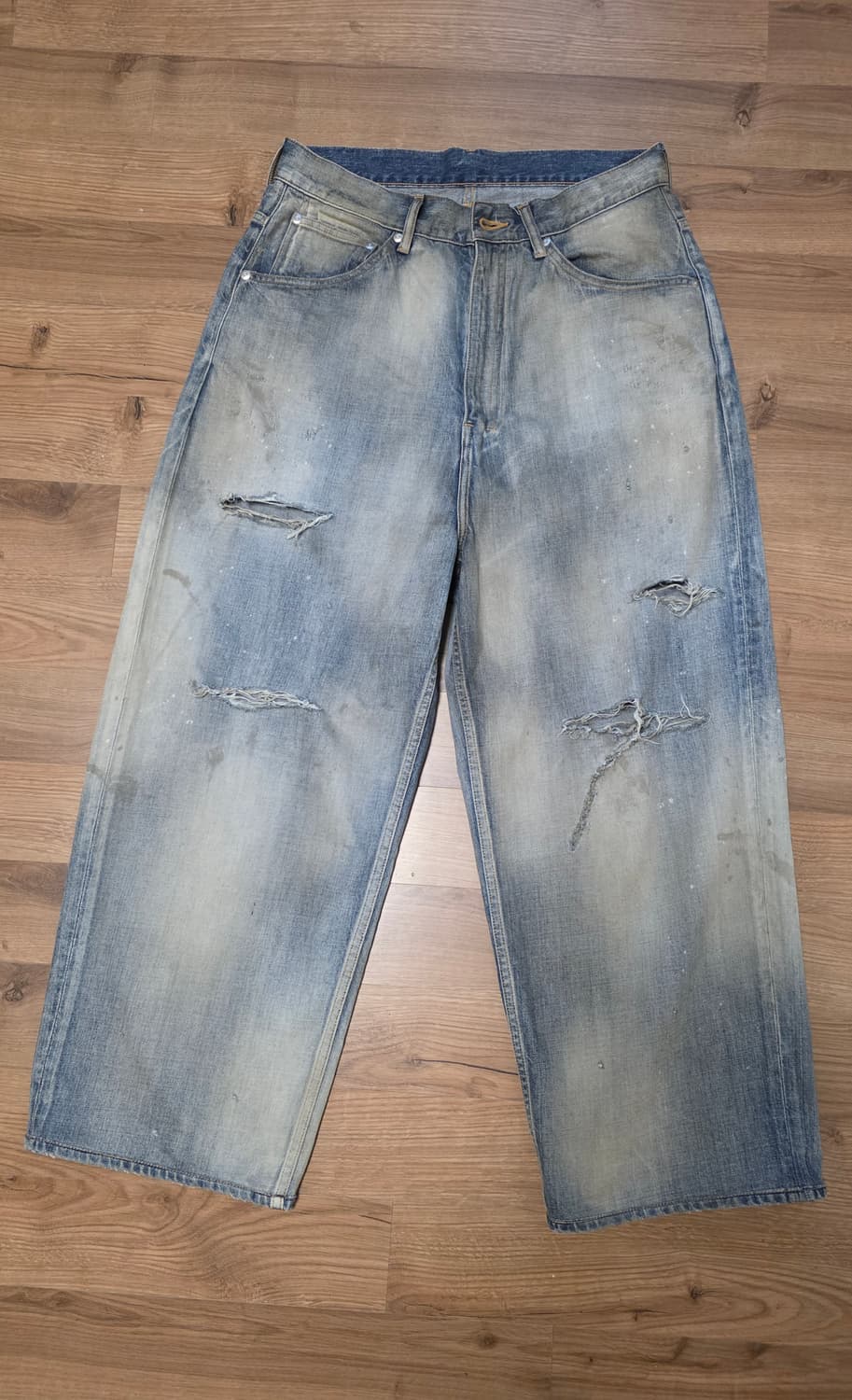인셀름 DAMAGE WIDE 5P DENIM PANTS     상품이미지3