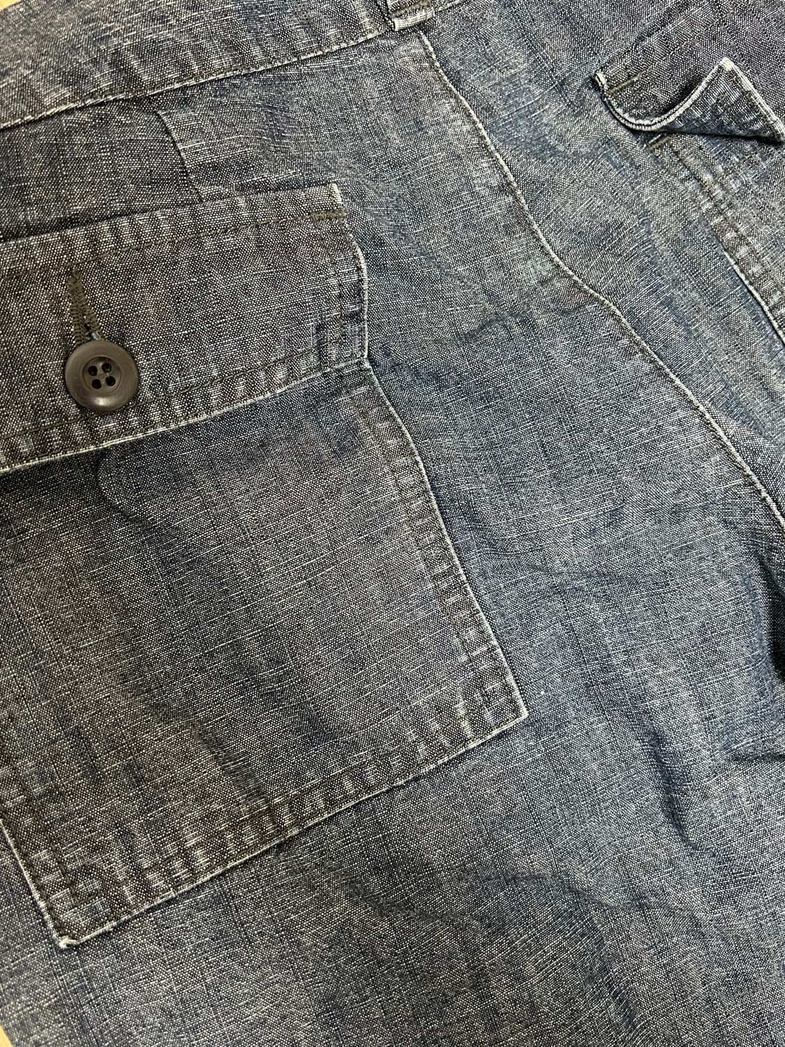 vent d'ouest par 데님 와이드 퍼티그 팬츠 상품이미지5