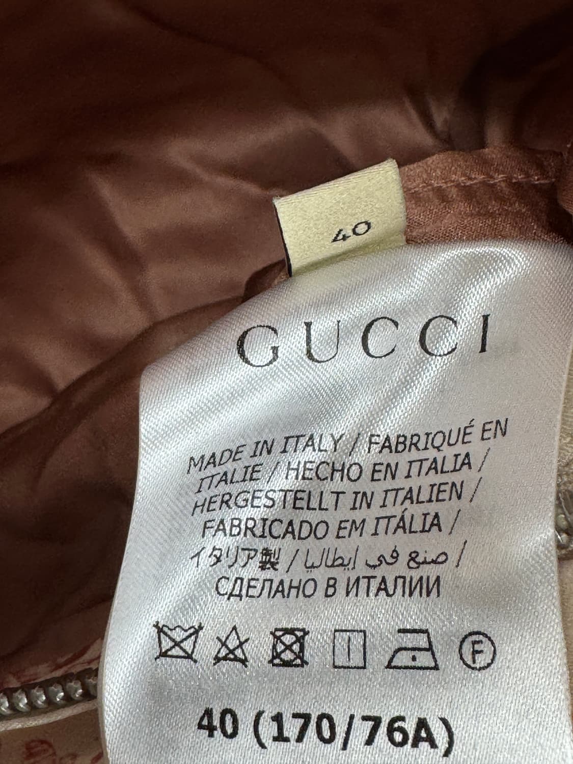 백화점판 구찌 봄버 자켓 40사이즈 상품이미지3