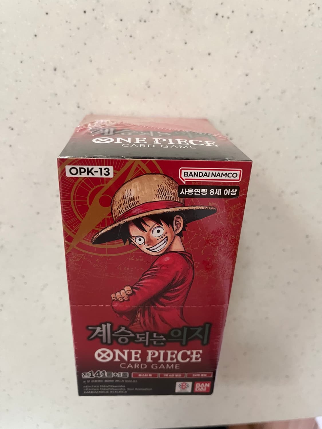 원피스 카드 계승되는의지 TCG OP-13 부스터 팩 박스 슈링크있는 미 상품이미지2