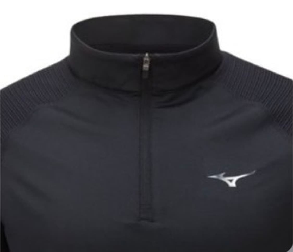 미즈노 핑거홀 하프 집업 러닝 티셔츠 상품이미지3