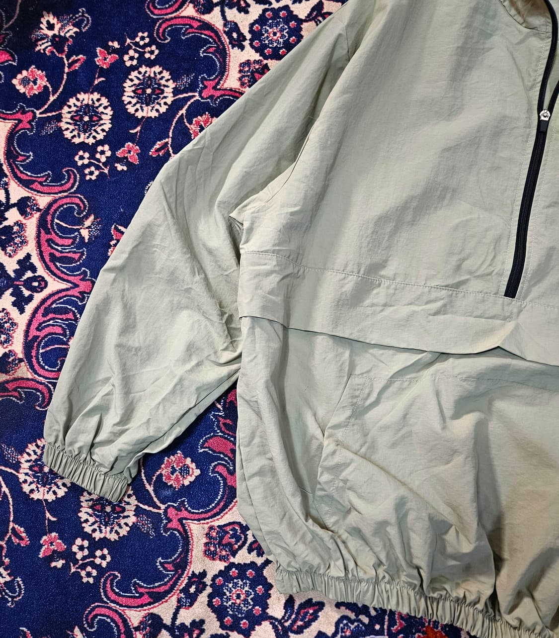 저스트세러데이 라이트카키 아노락 바람막이 Free 상품이미지7