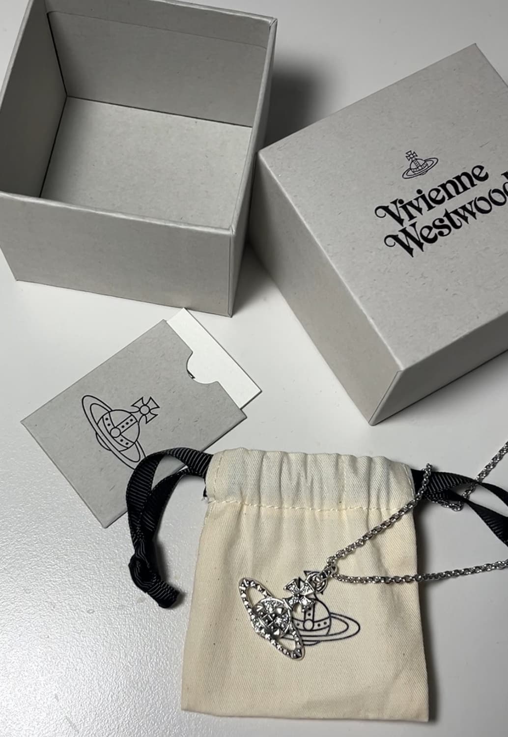 비비안웨스트우드 목걸이 실버 상품이미지2