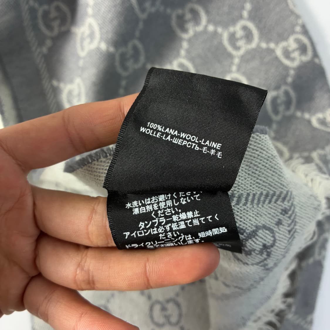 Gucci  구찌 GG 패턴 울실크 스카프 머플러 상품이미지4