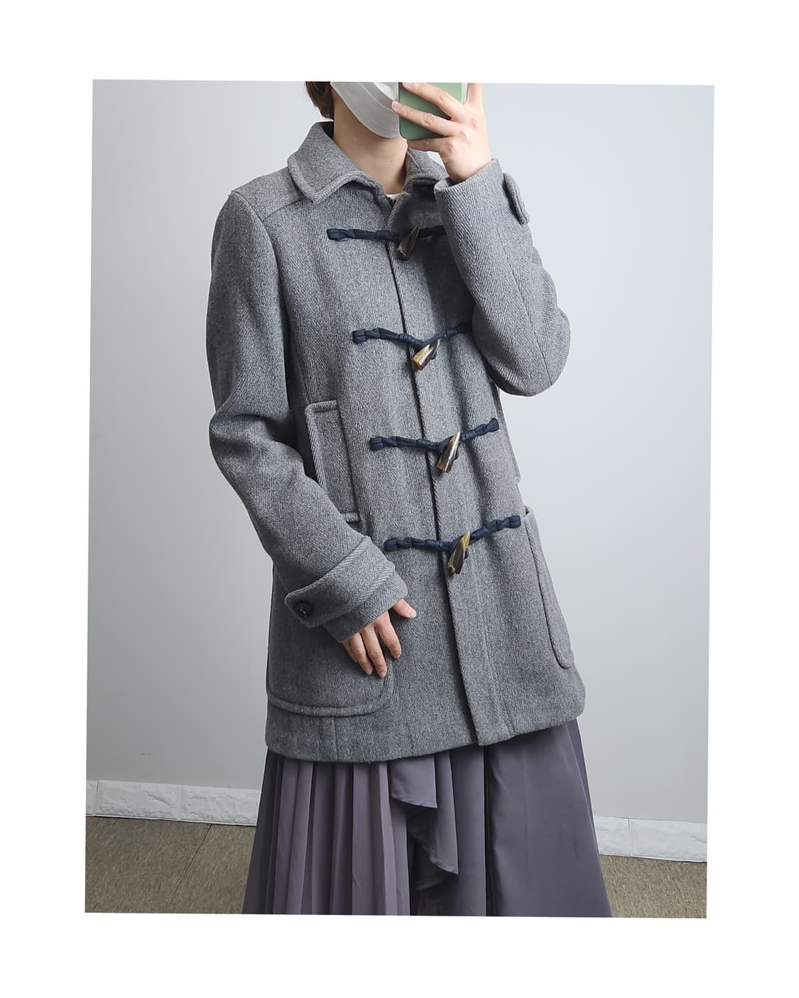 (바나나 리퍼블릭)헤링본 더플 코트 상품이미지1