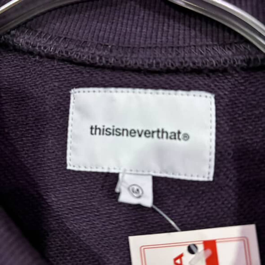 디스이즈네버댓 오리지널 퍼플 픽쳐로고 스웻 7000 상품이미지4