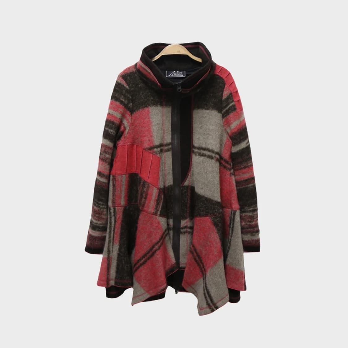 EIKO KONDO 하이넥 패치워크 코트 63507 상품이미지1