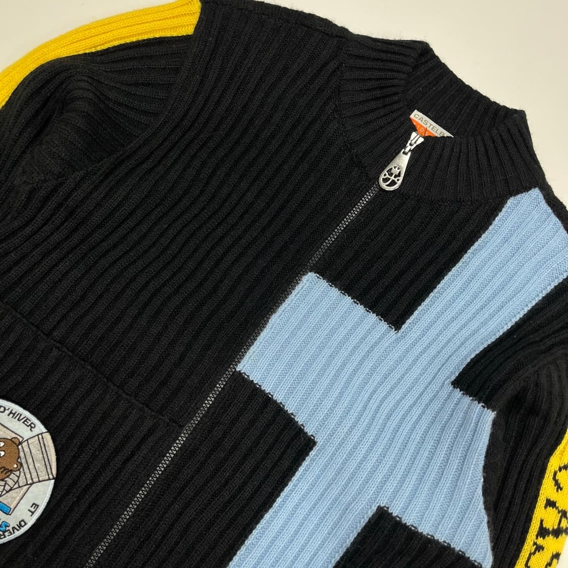 키140 카스텔바작 키즈 니트집업 상품이미지2