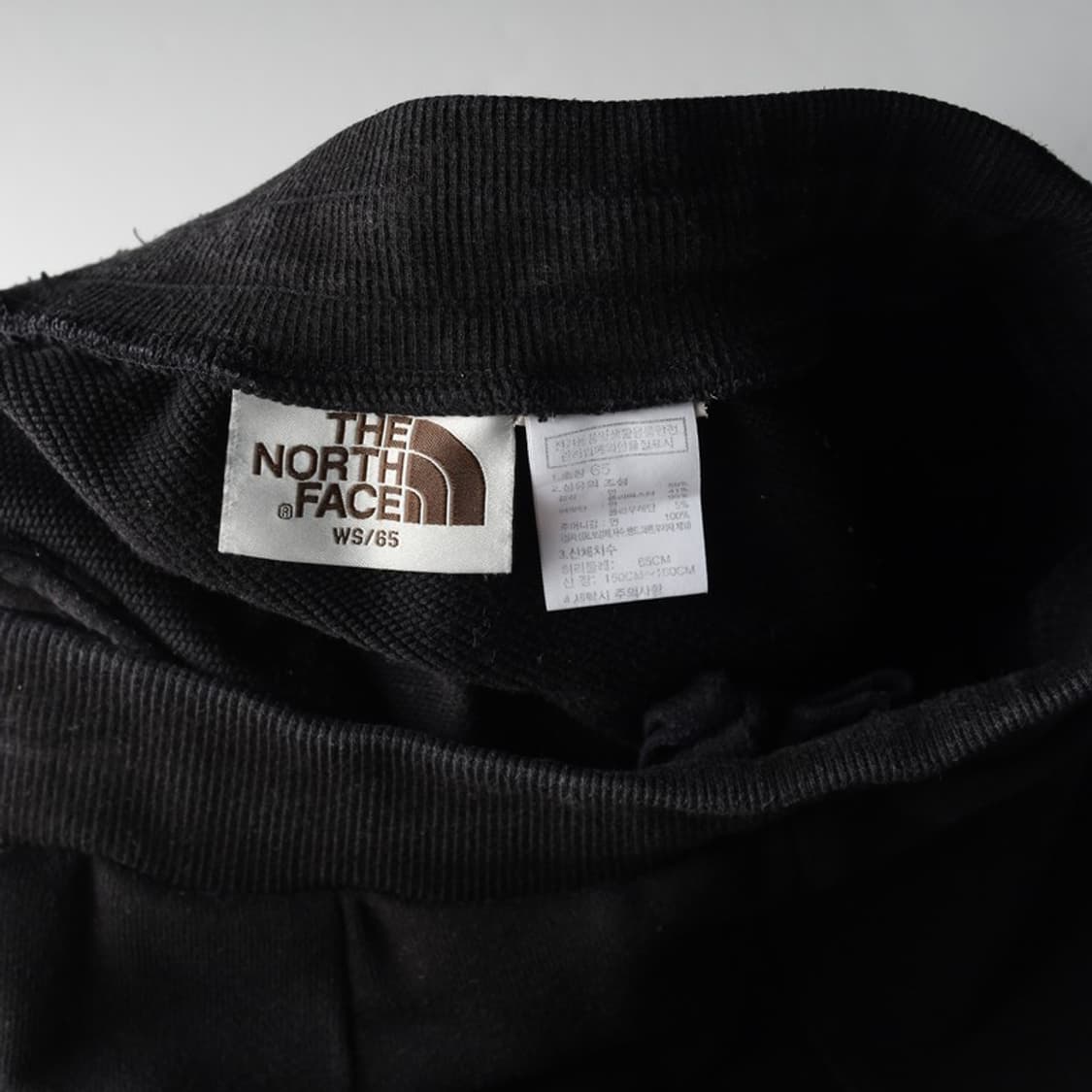 노스페이스 화이트 자수 로고 턱 와이드 스웨트 팬츠 65 상품이미지6