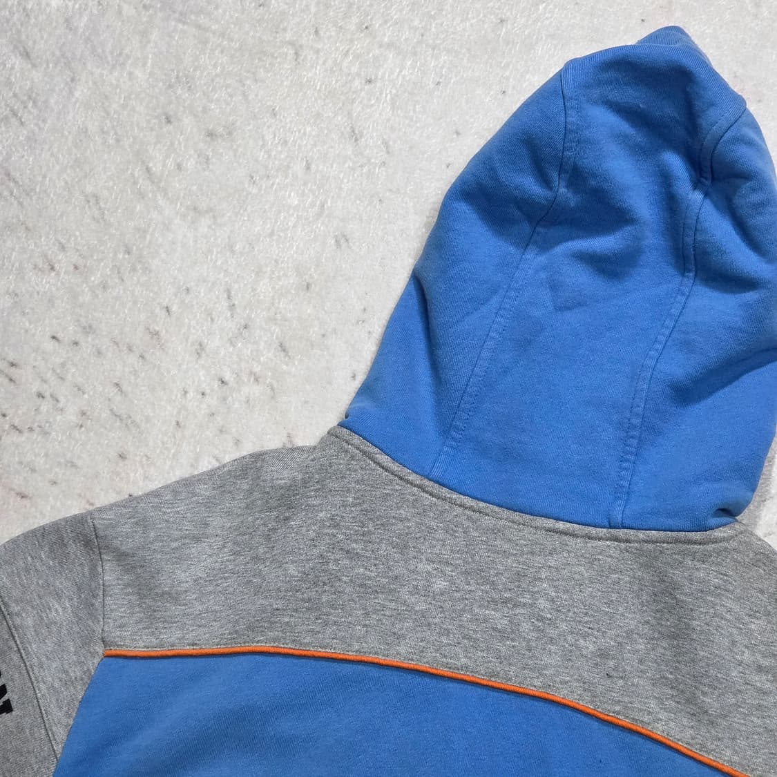 후부 Y2K 배색 후드집업 상품이미지7