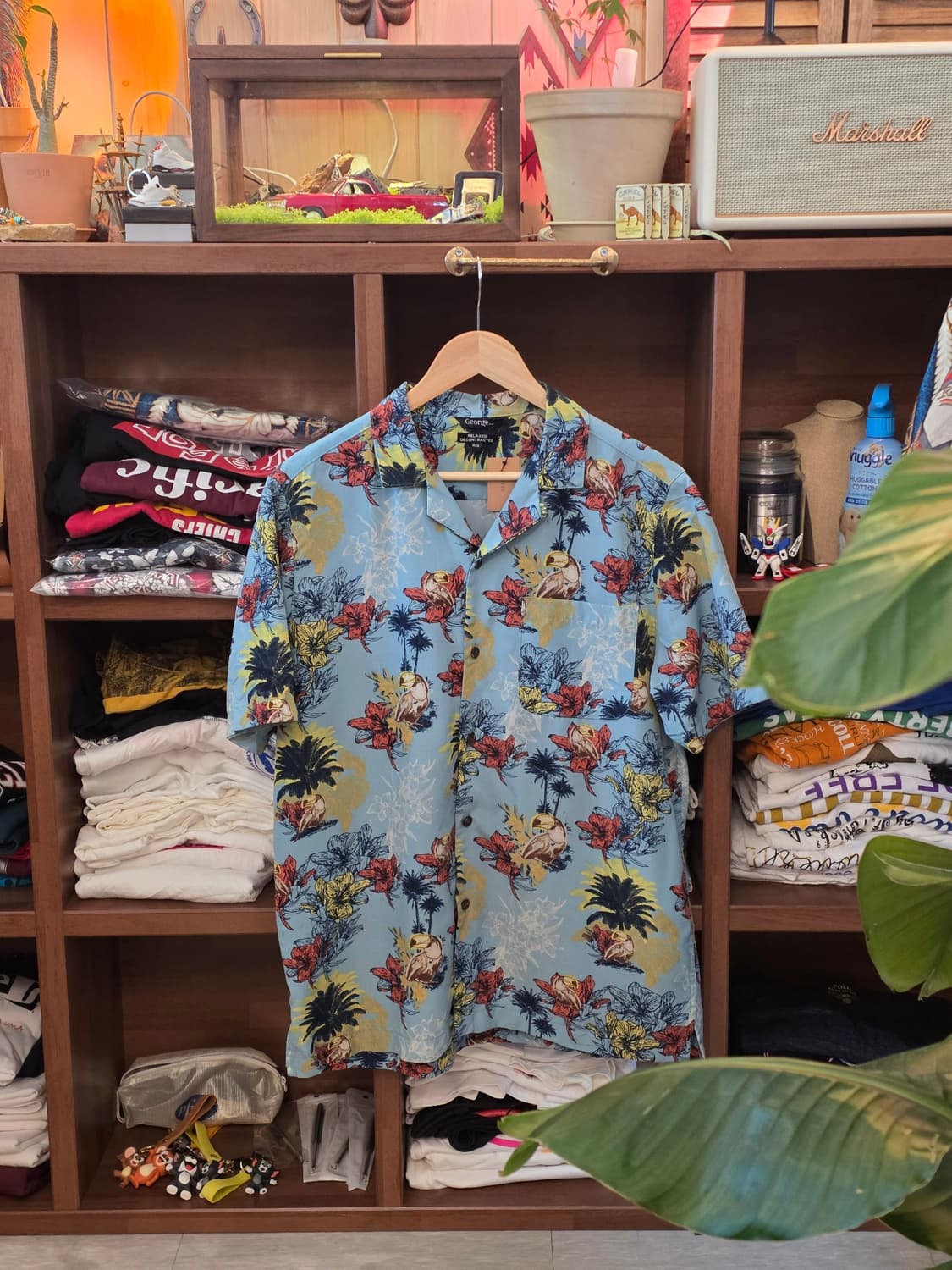 🌴 George Made in Hawaii 트로피컬 하와이안 셔츠 상품이미지3