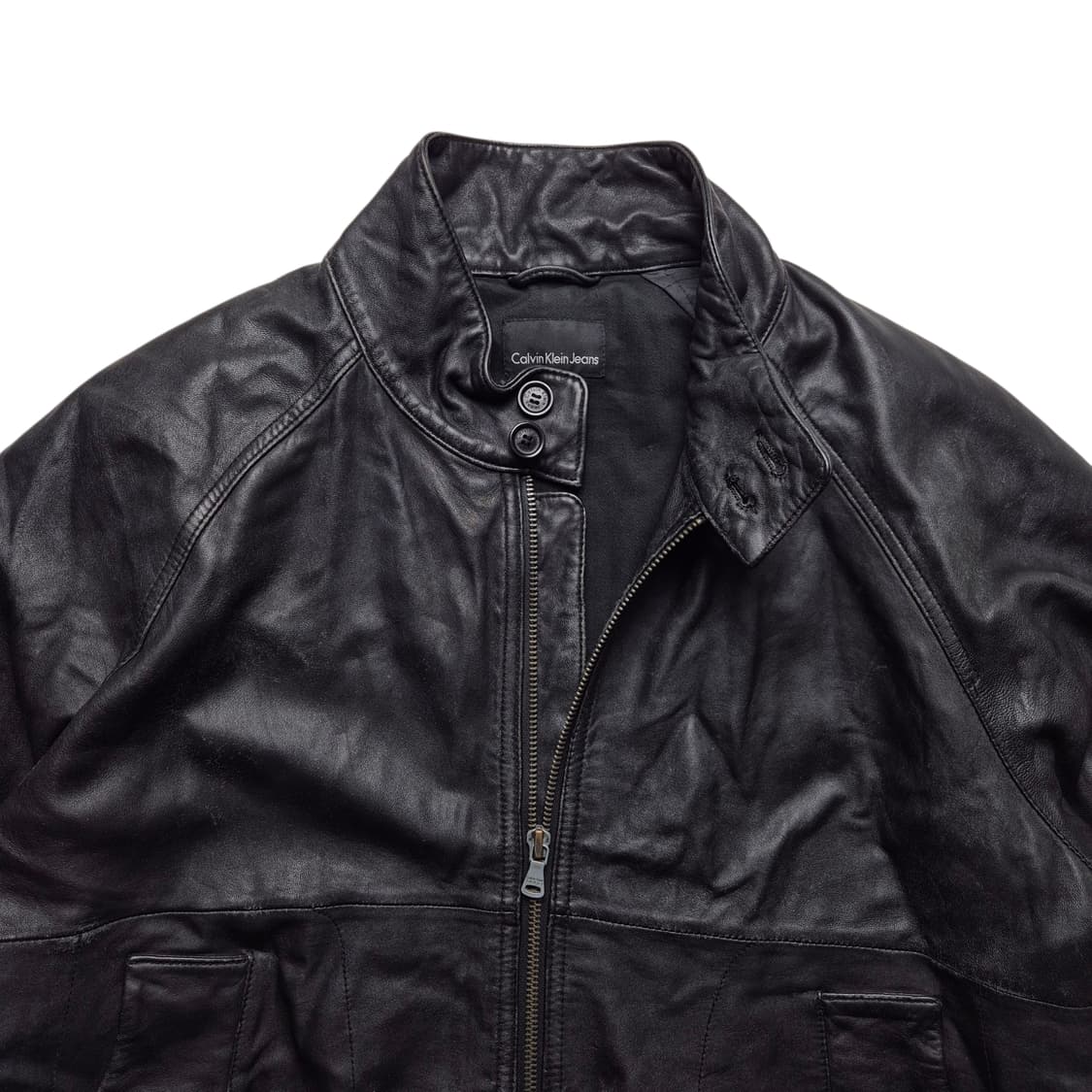 [M] 캘빈클라인 양가죽 블루종 자켓 상품이미지2