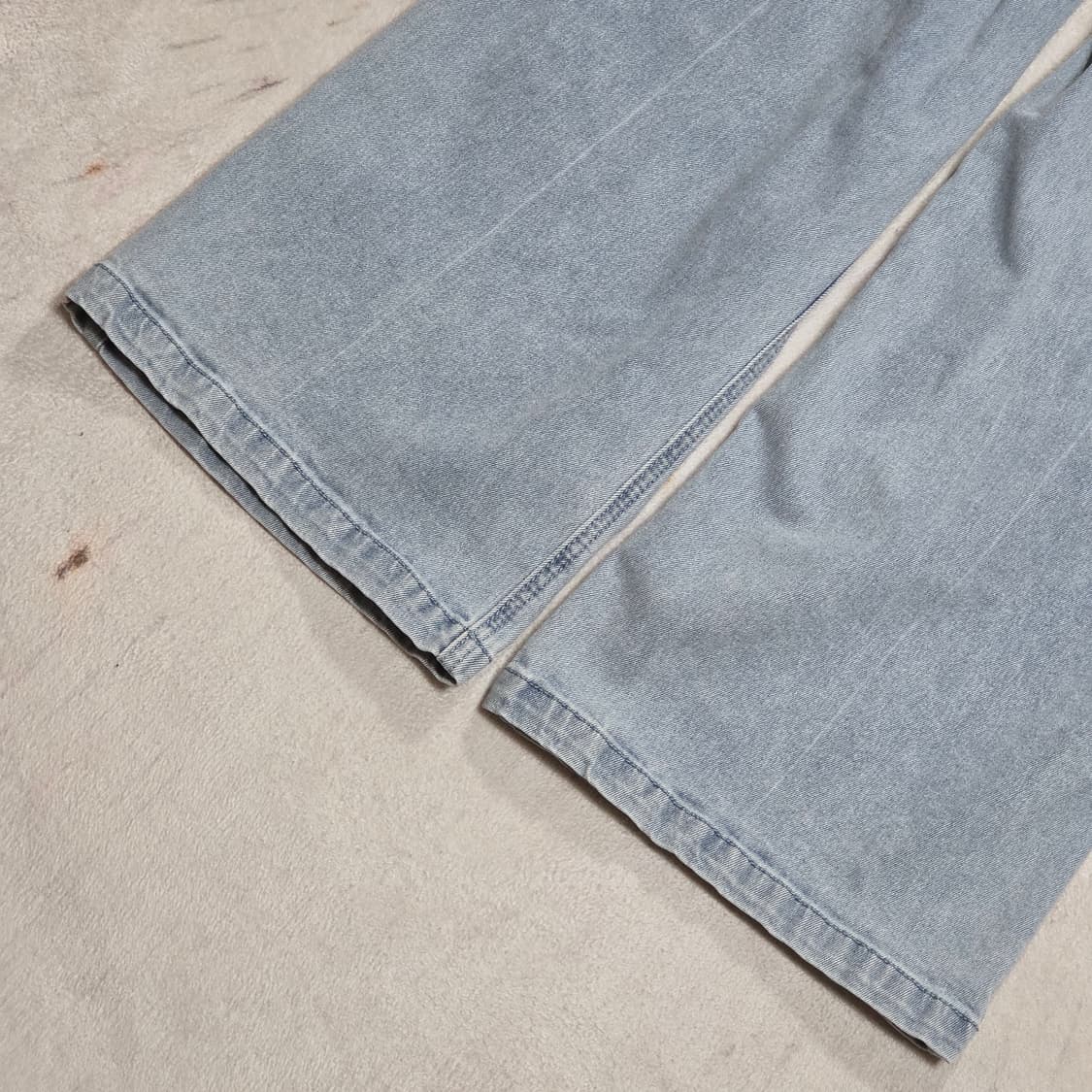 빈티지 연청 와이드 데님 팬츠 상품이미지6