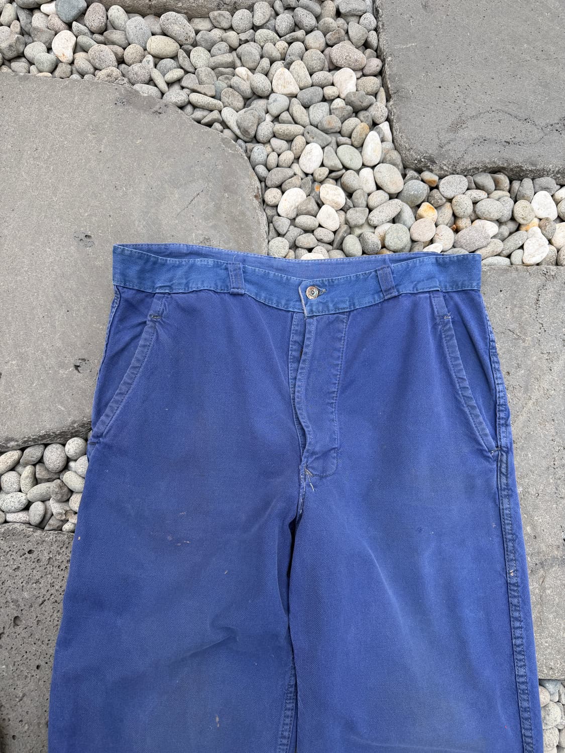 HARD WASHED FADED BLUE OLD 빈티지프렌치워크팬츠 상품이미지7