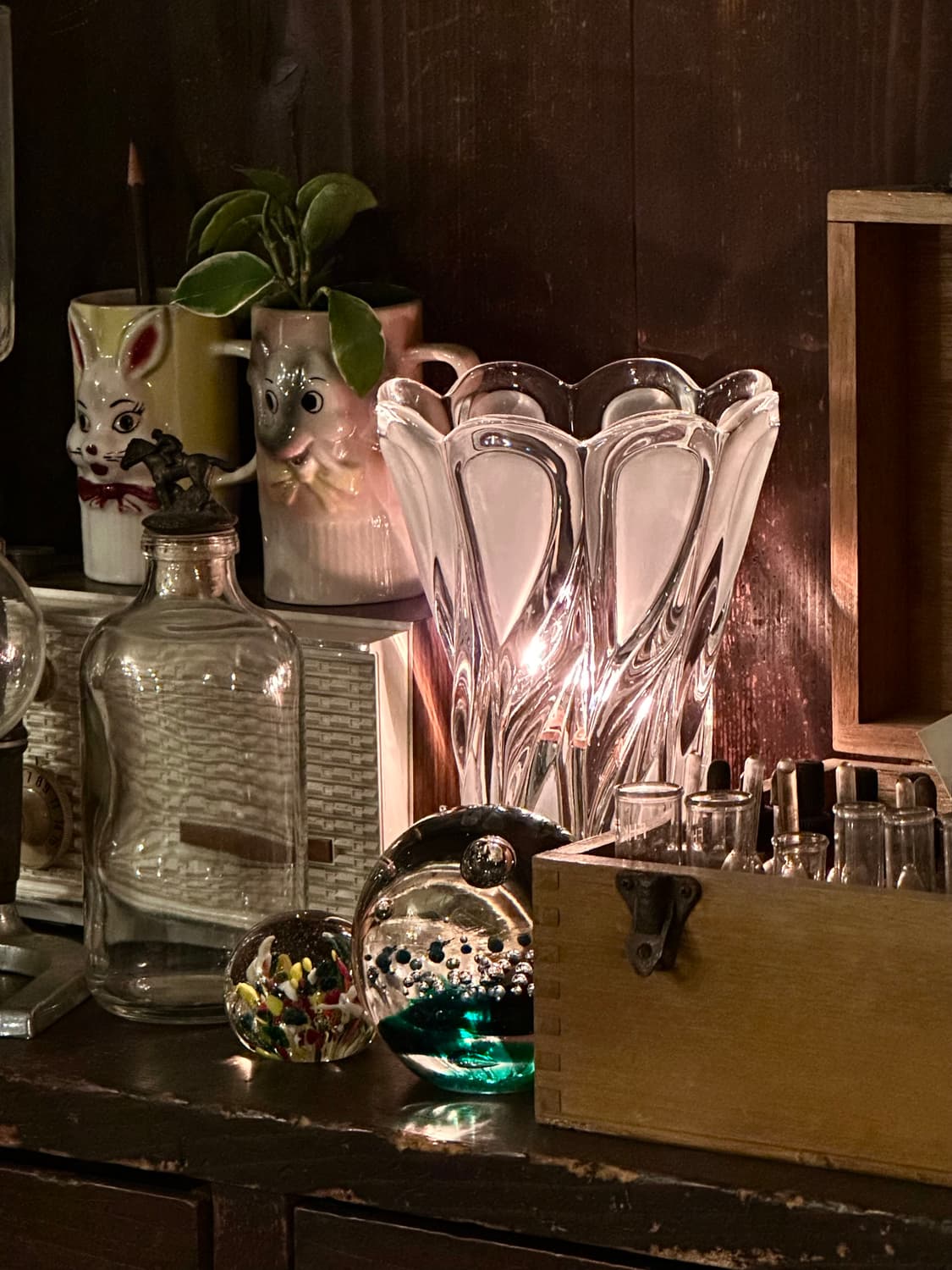 체코 빈티지 크리스탈 테이블 램프 탁상 조명 상품이미지8