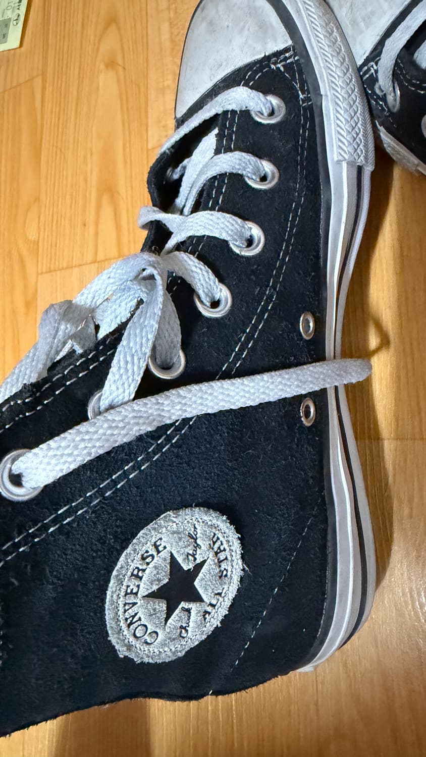 컨버스 하이 스웨이드 블랙 230 상품이미지3