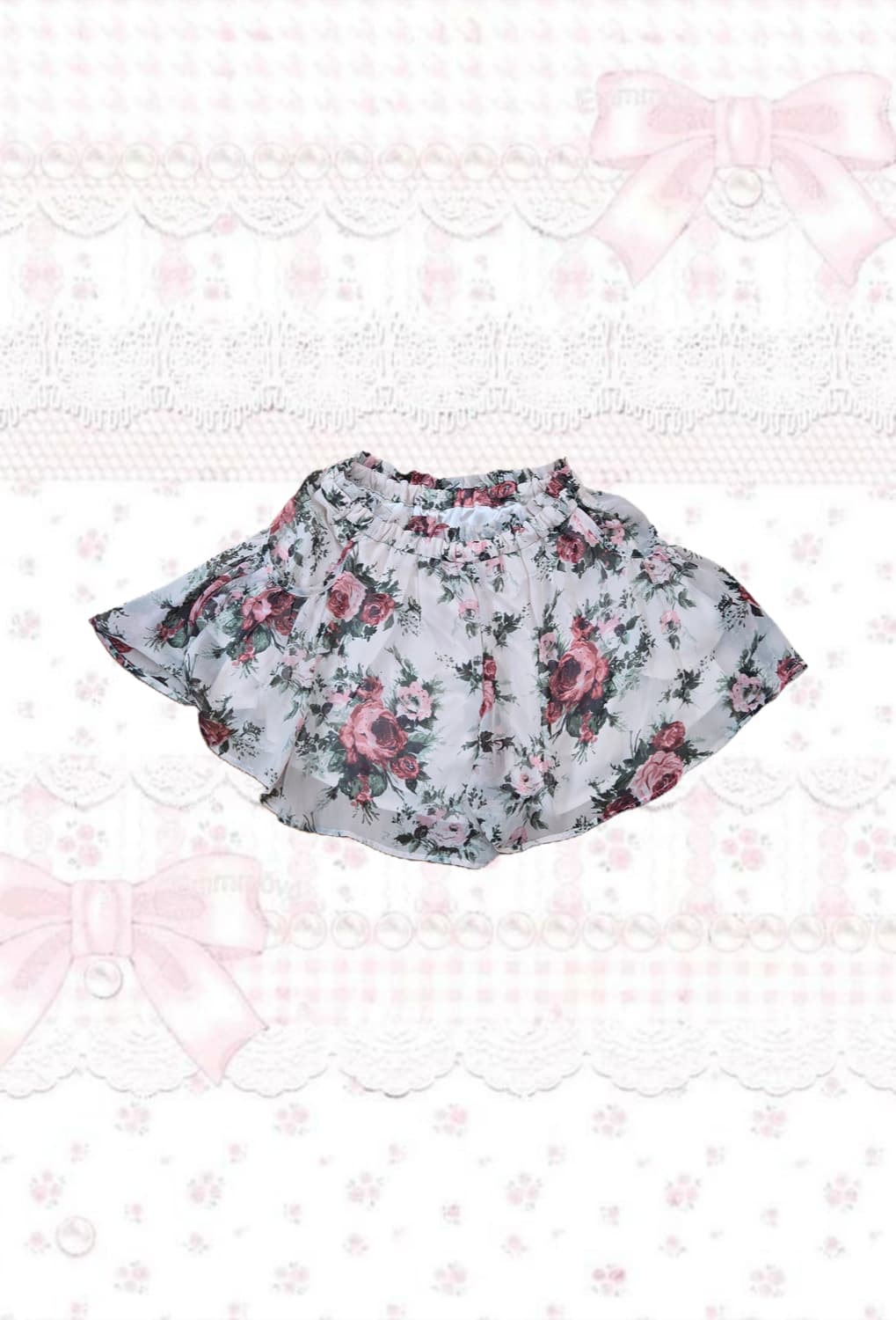 앙크루즈 플로럴 큐롯 상품이미지1