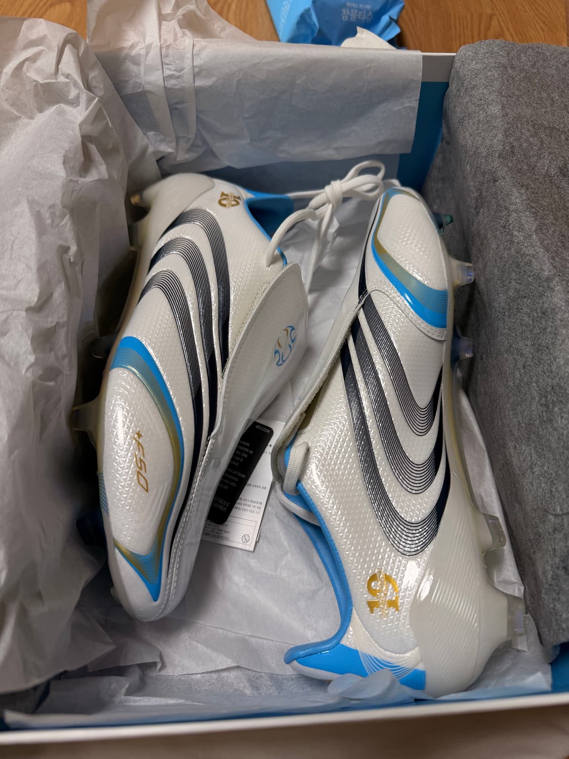 아디다스 F50 엘리트 FG 튜닛 메시 코어 화이트 나이트 네이비 상품이미지1