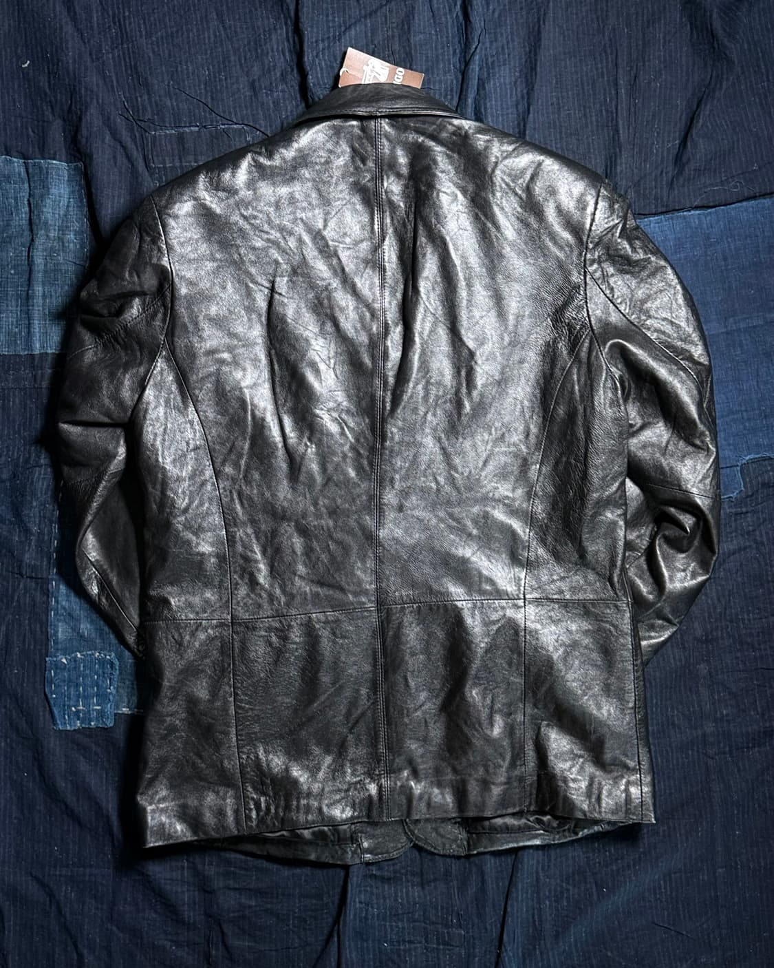 90-00‘s 윌슨 레더 램스킨 3B 블레이저 자켓 M 상품이미지6