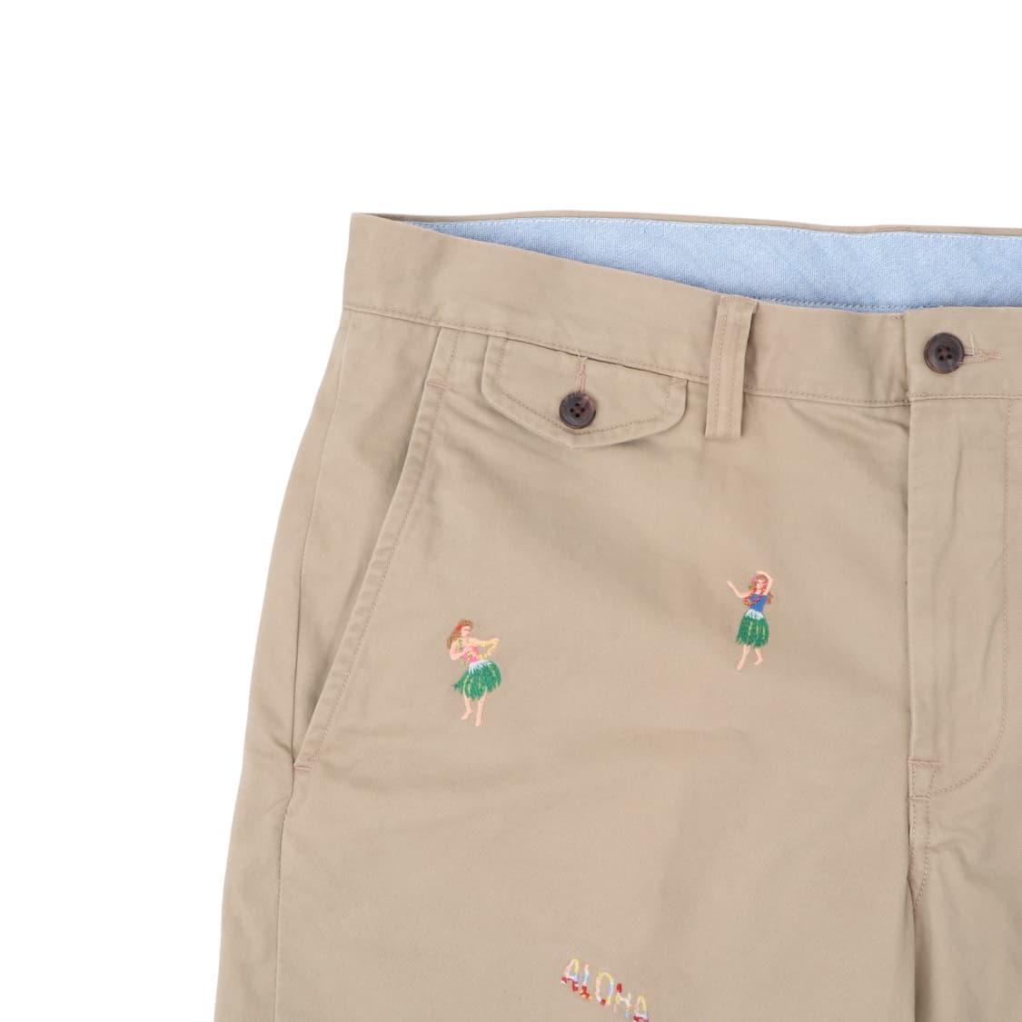 폴로 랄프로렌 베이지 알로하 플래그 스트레치 스트레이트 치노팬츠 상품이미지2