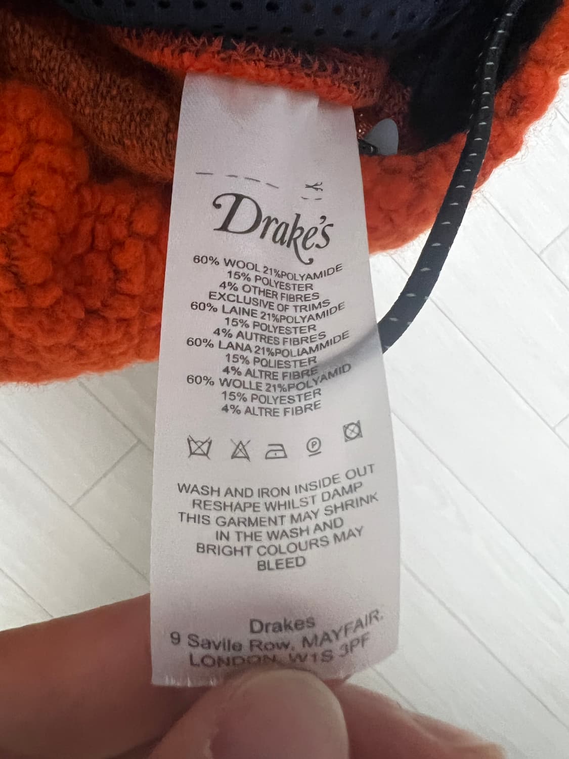 [L] 드레익스 플리스 오렌지 상품이미지3