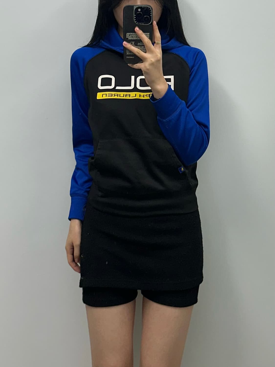 폴로 랄프로렌 퍼포먼스 나그랑 배색 후드티 상품이미지1