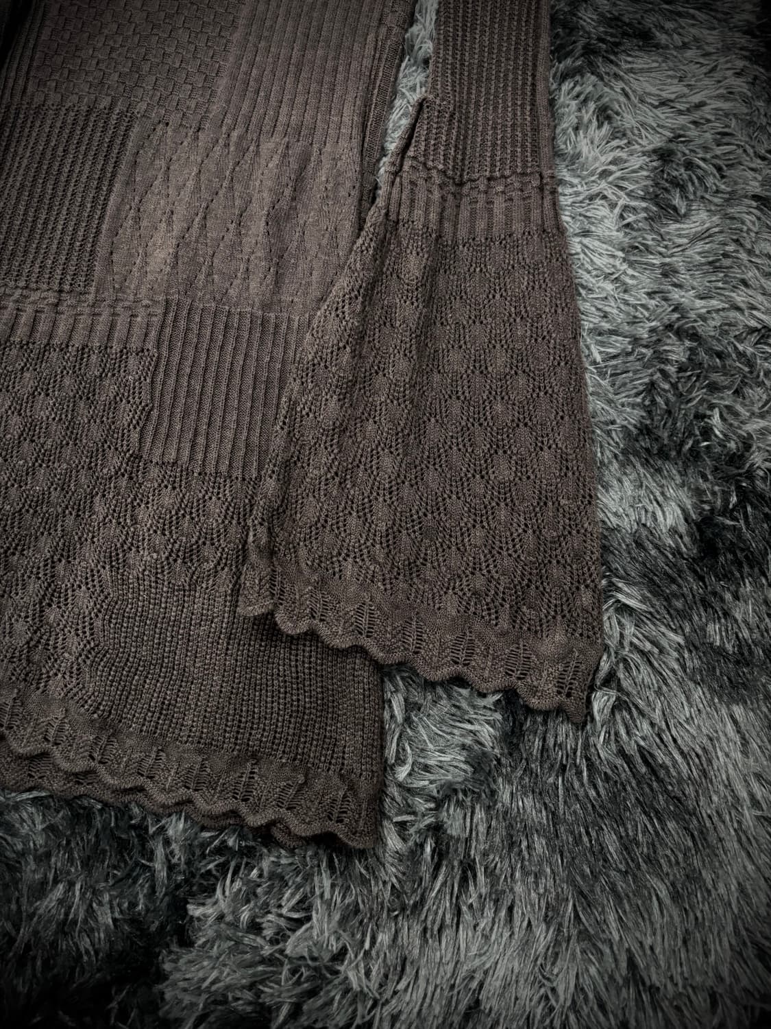 Hysteric Glamour 크로쉐 시스루 니트 원피스 상품이미지3