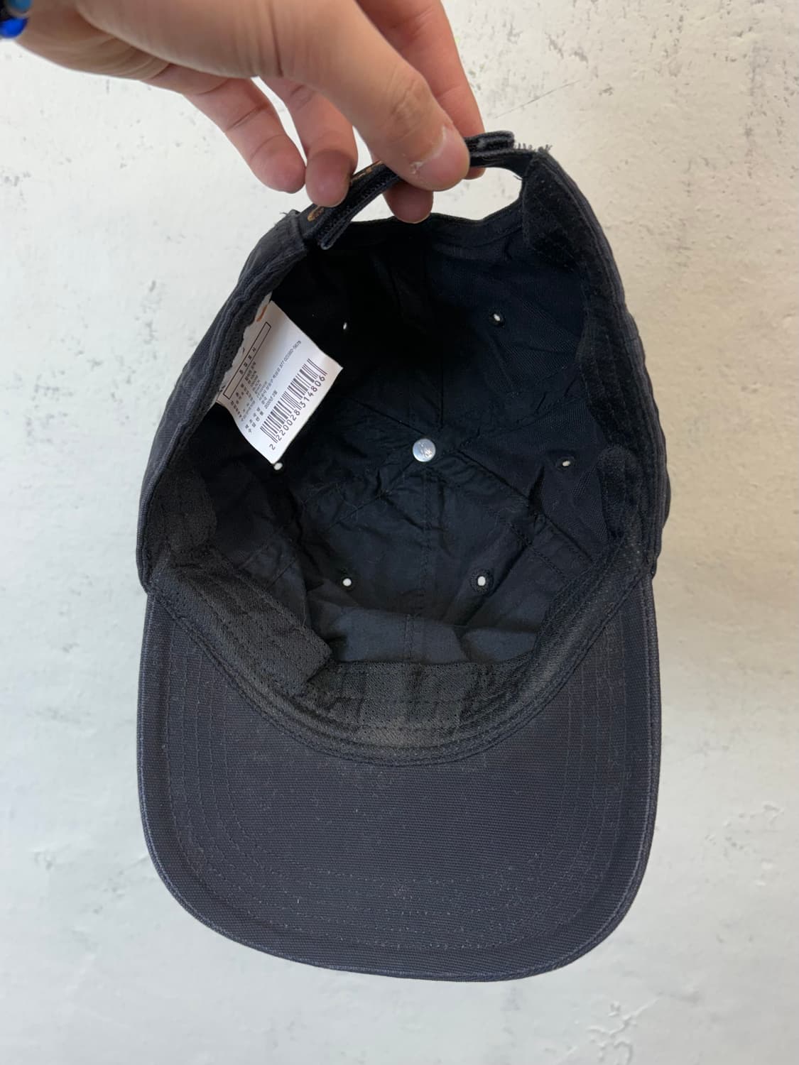 칼하트 볼캡 블랙 상품이미지3