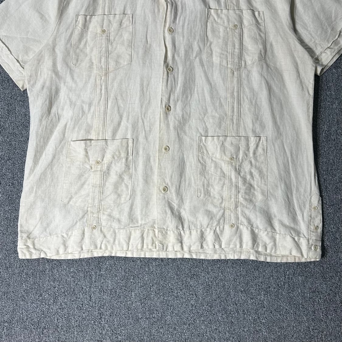 하바나 하프셔츠 베이지 (XL/old-7593) 상품이미지4