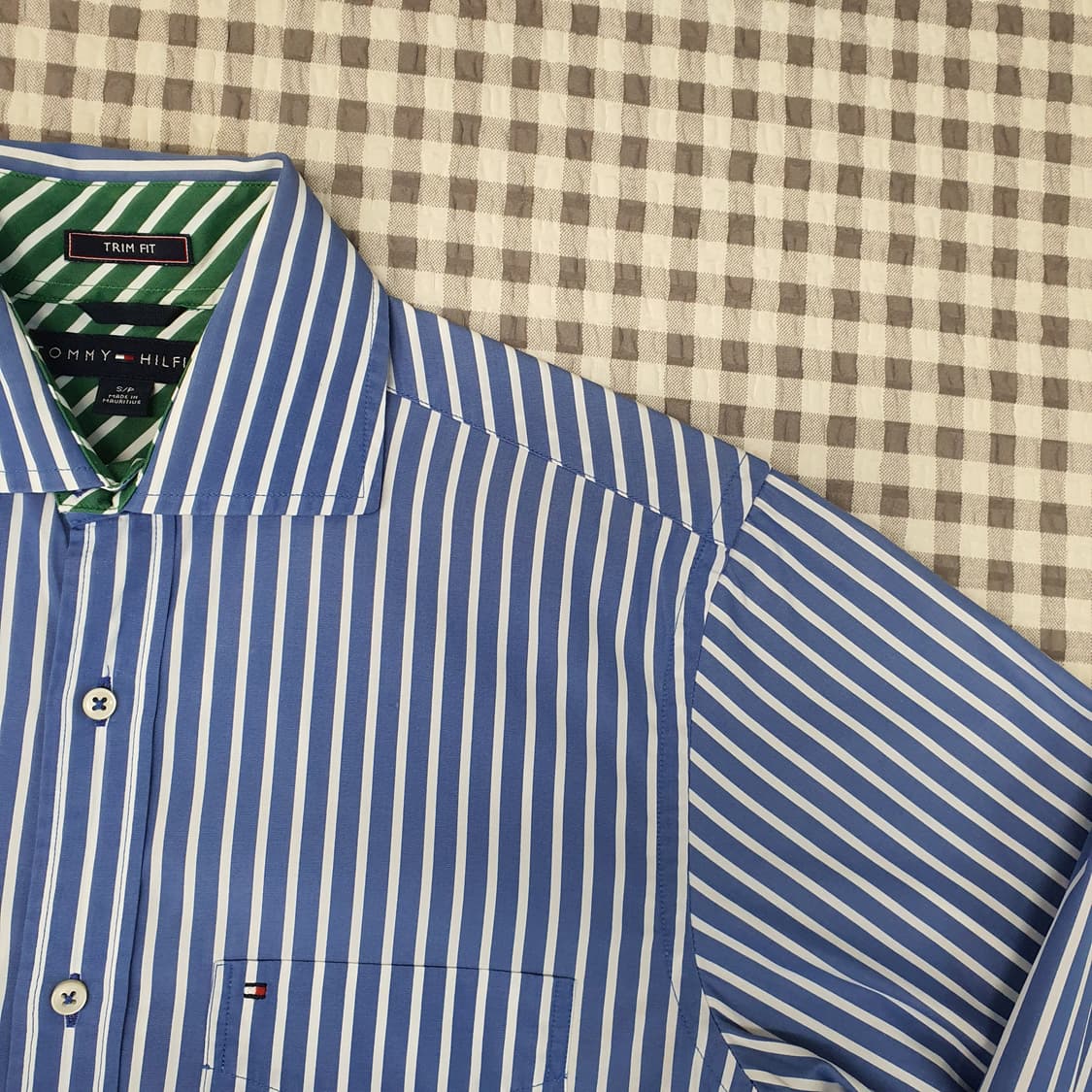 타미힐피거 스트라이프 긴소매 셔츠 남자95 상품이미지3