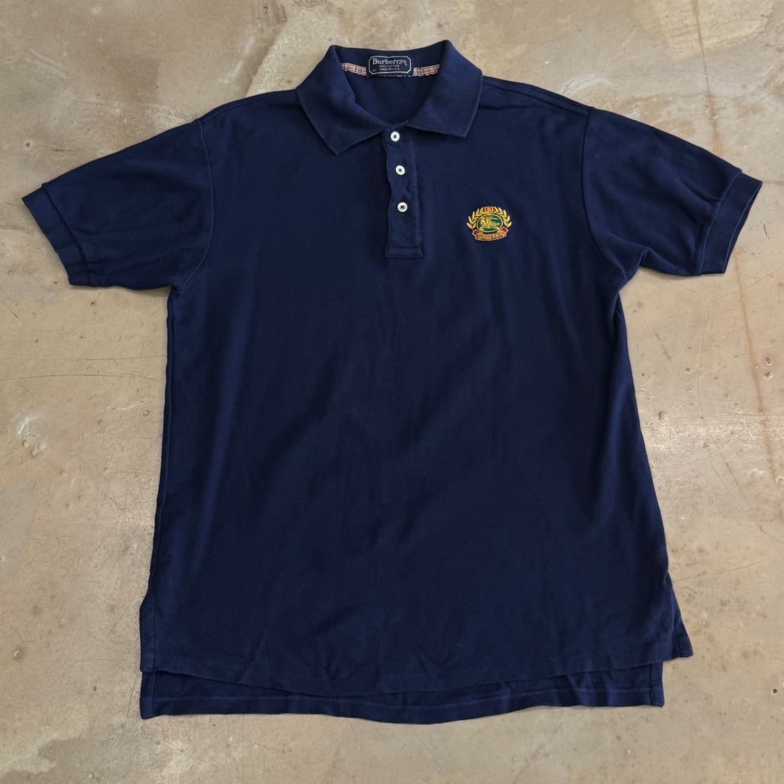 M 버버리 네이비 카라 반팔티 상품이미지2
