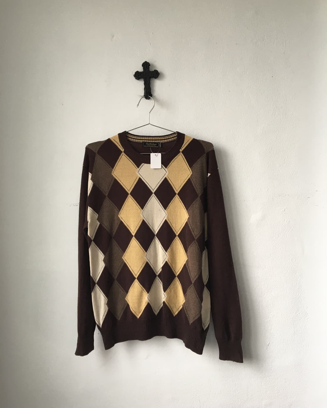 Argyle pattern knit 상품이미지1