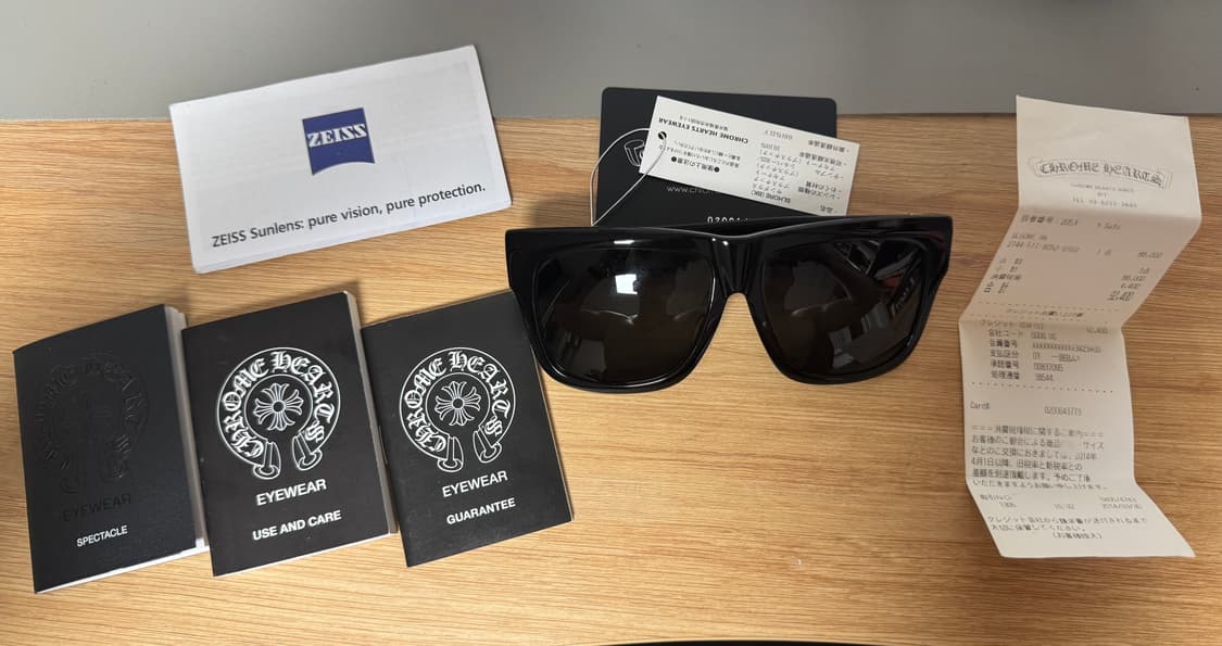 크롬하츠 SLHORE 블랙 선글라스 상품이미지1