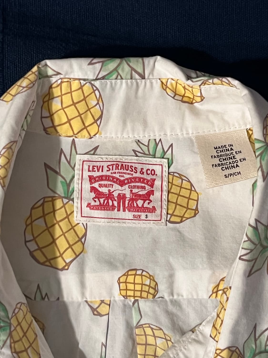 리바이스 파인애플 셔츠 상품이미지2