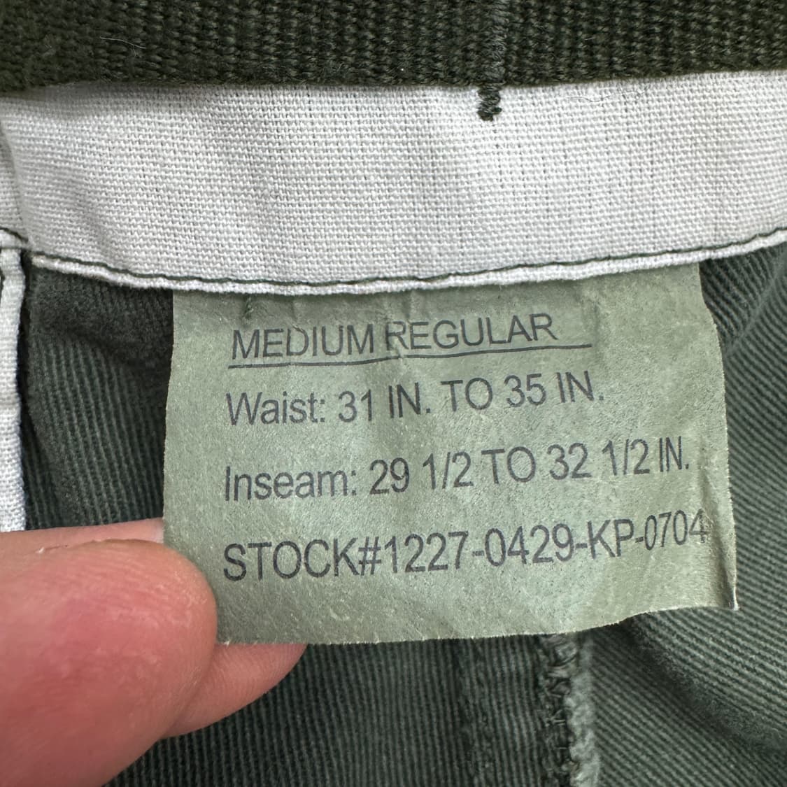 밀리터리 OG 미군 BDU 탄창 카고팬츠 상품이미지9