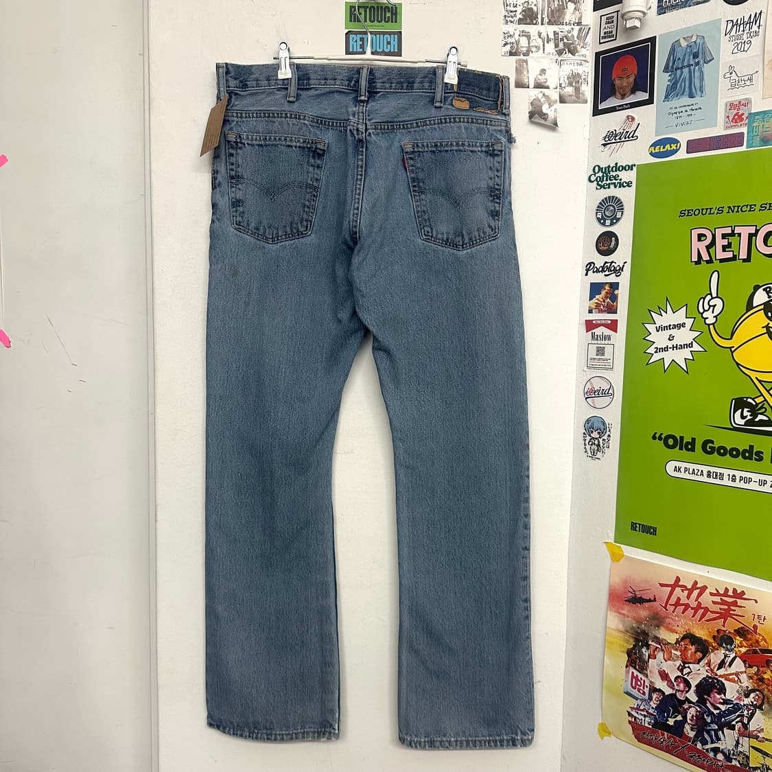 00‘s 리바이스 517 부츠컷 중연청 상품이미지6