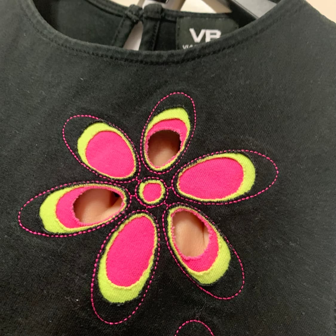 모리걸하구미 빈티지 꽃무늬 민소매 슬리브 상품이미지3