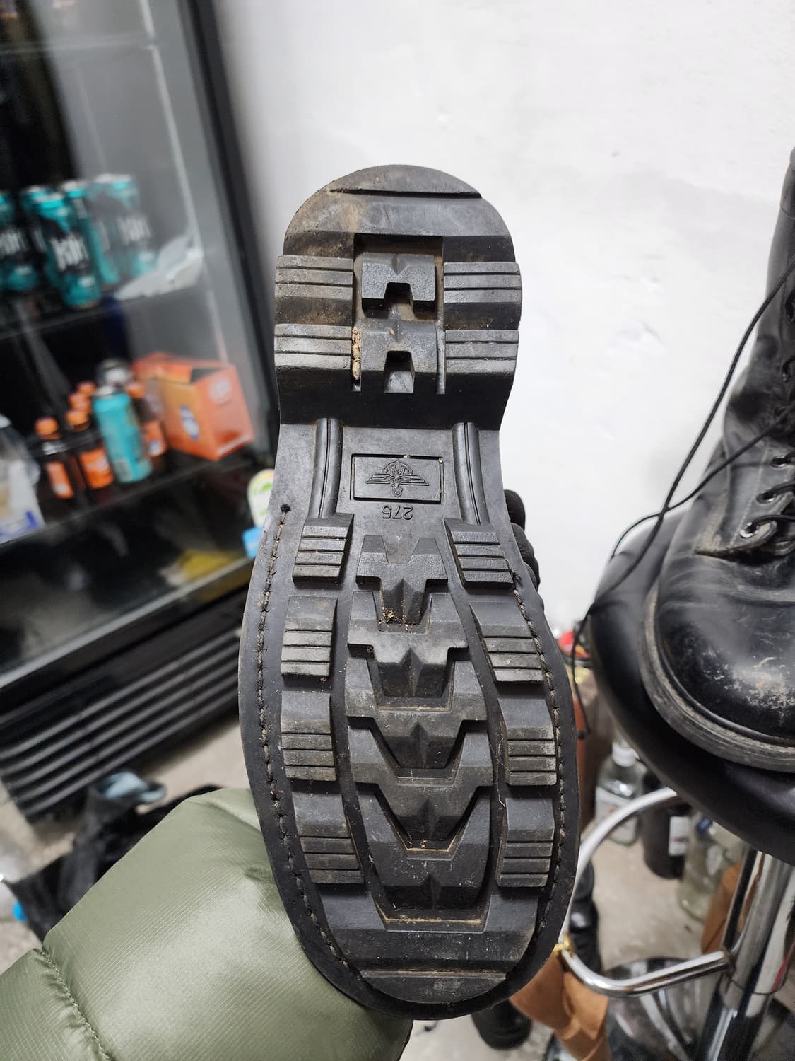 밀리터리 구형 리얼레더 전투화 상품이미지6