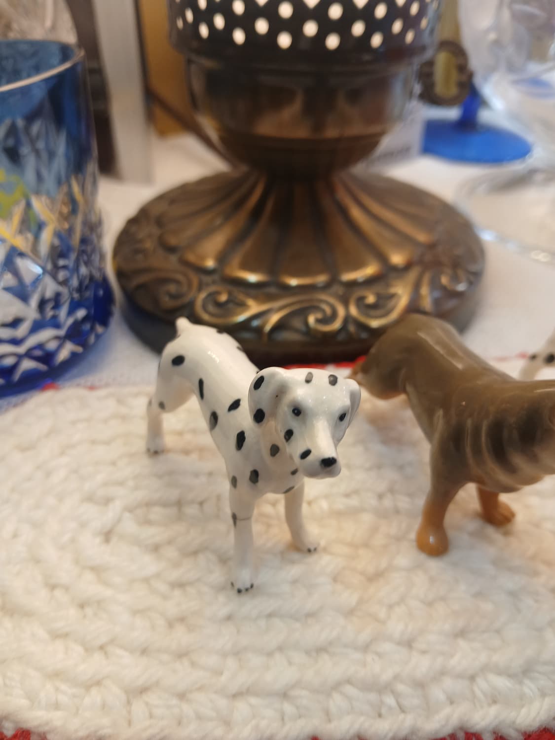 빈티지 도자기 강아지 미니 피규어 상품이미지2