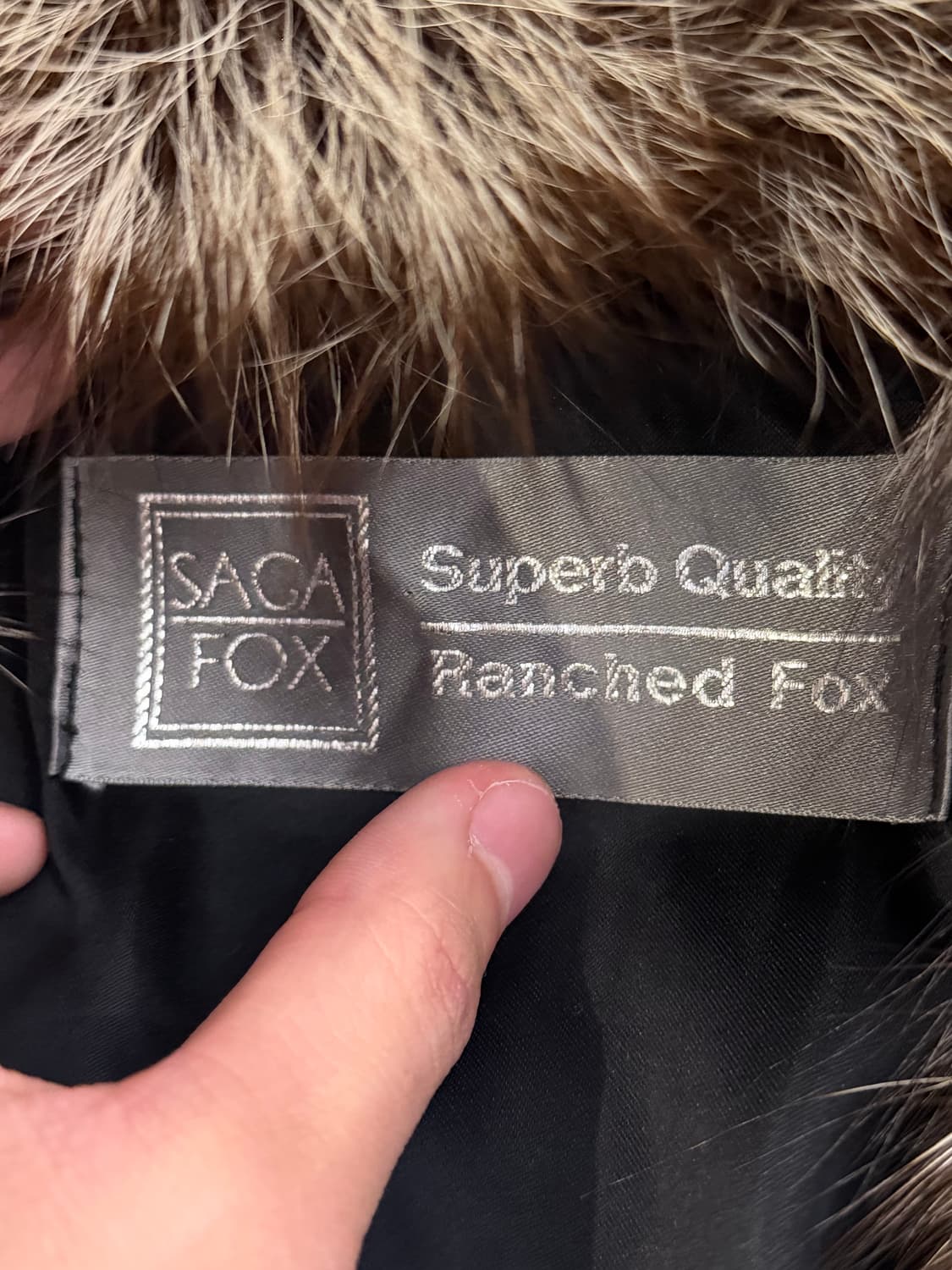 SAGA FOX 사가폭스 여우털 믹스컬러 퍼 자켓 상품이미지5