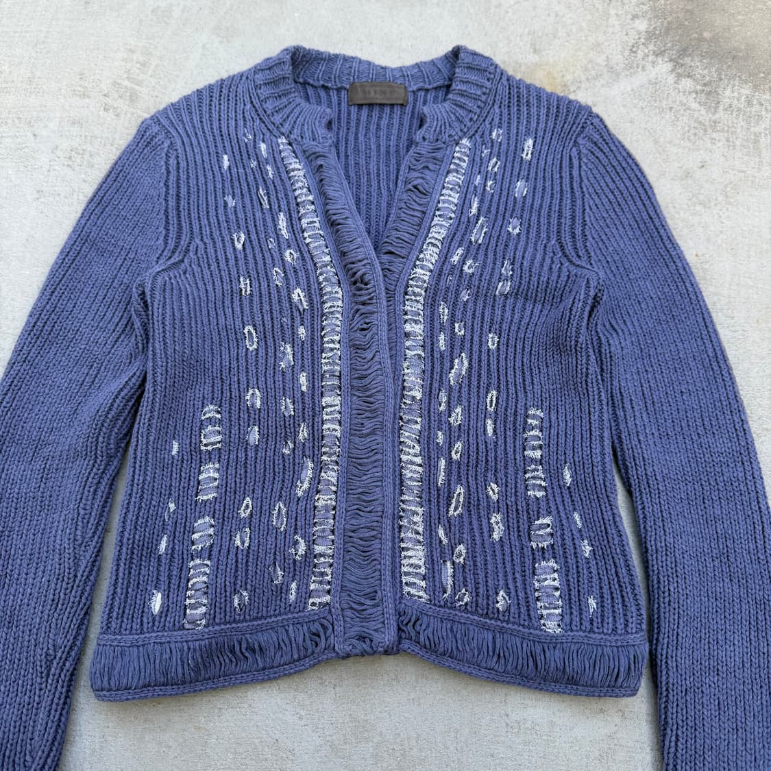 MINE 그런지 디테일 가디건 상품이미지2